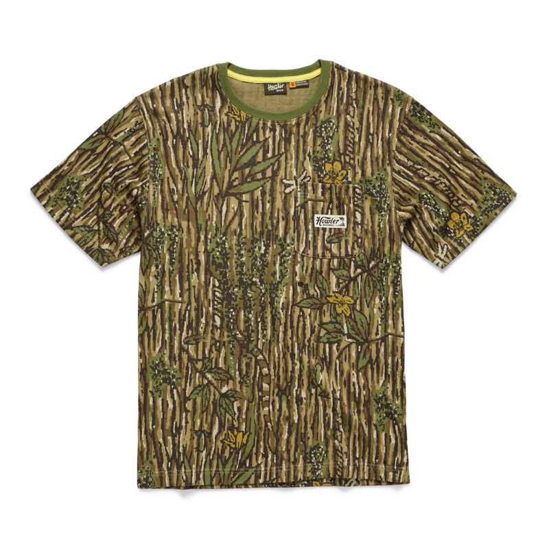 Howler Bros Men’s Jacquard T- Swamp Country Camo