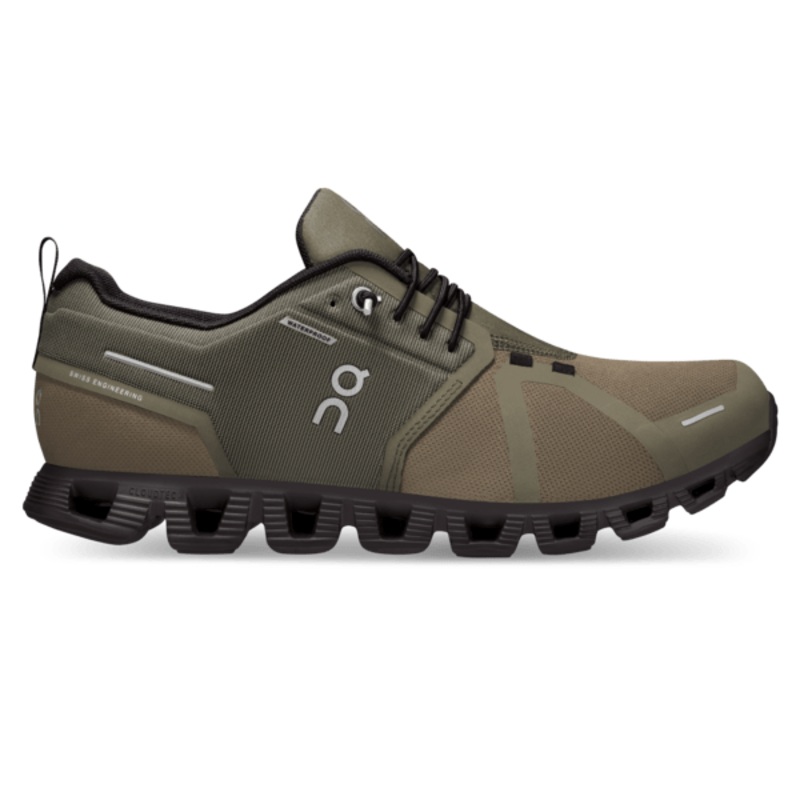 On Cloud 5 Waterproof Shoes in Olive | Black – Men’s