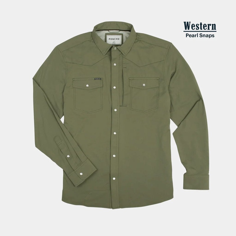 Poncho The Brazos Western Longsleeve – Men’s