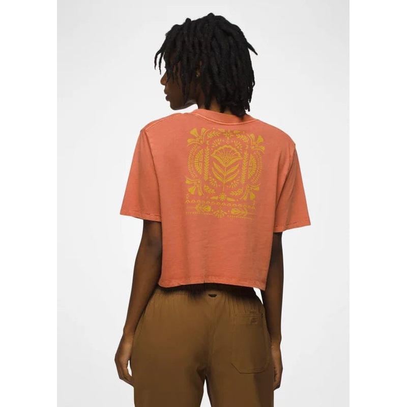 prAna Everyday Vintage-Washed Graphic Crop Tee – Women’s