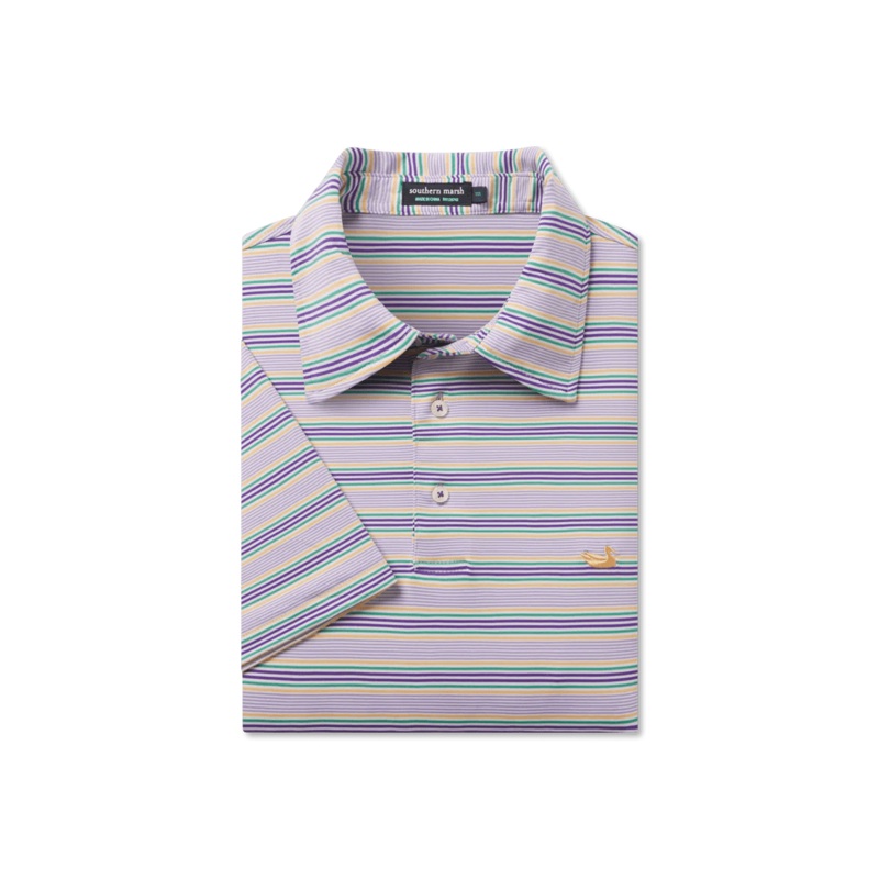 Southern Marsh Bermuda Pensacola Stripe Polo – Men’s