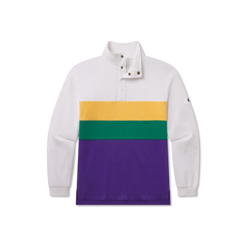 Southern Marsh Uptown Stripe Pullover – Men’s