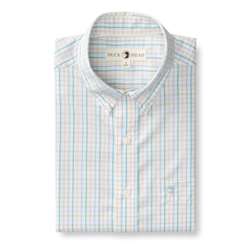 Men’s DuckHead Longsleeve Performance Poplin Sport Shirt