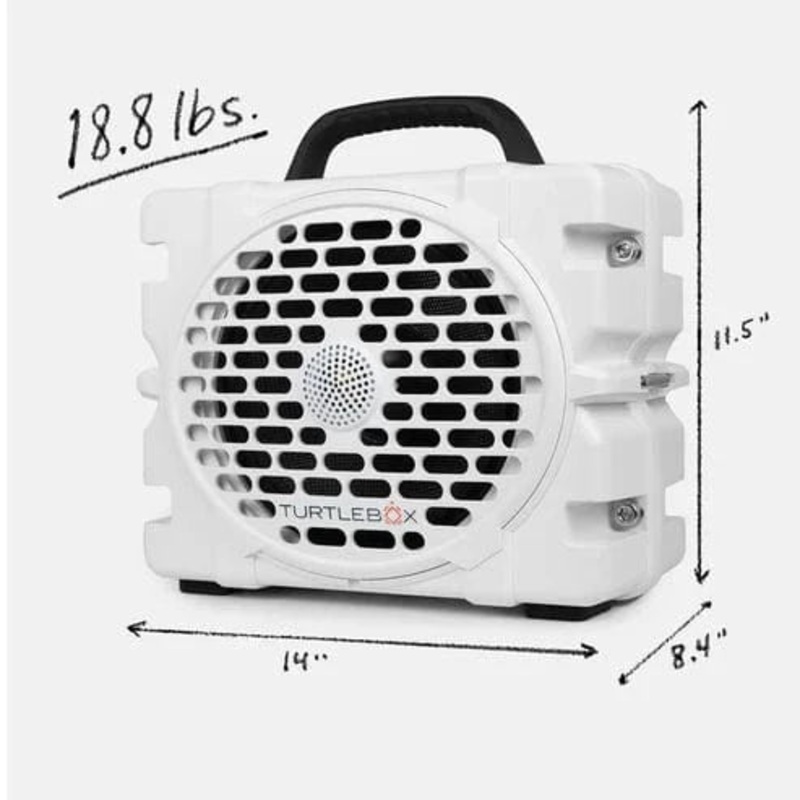 Turtlebox Grande in White