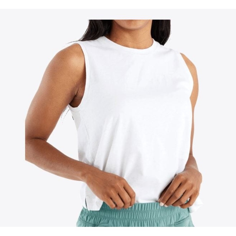 Free Fly Women’s Bamboo Current Tank in Bright White