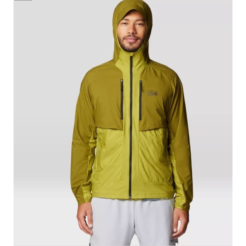 Mountain Hardwear Men’s Kor Airshell Hybrid in Vetiver / Moon Moss