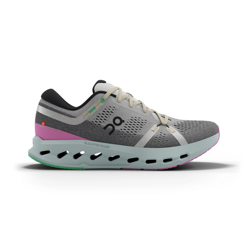 On Men’s Cloudsurfer 2 in White Mineral