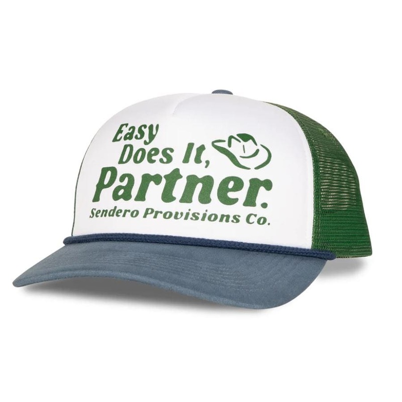 Sendero Easy Does It Hat in White / Green