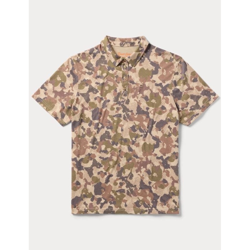 Duck Camp Men’s Essential Drirelease Polo in Wetland