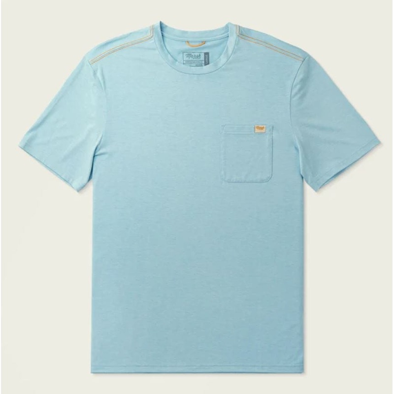 Marsh Wear Men’s Roadside Tee in Cloud Heather