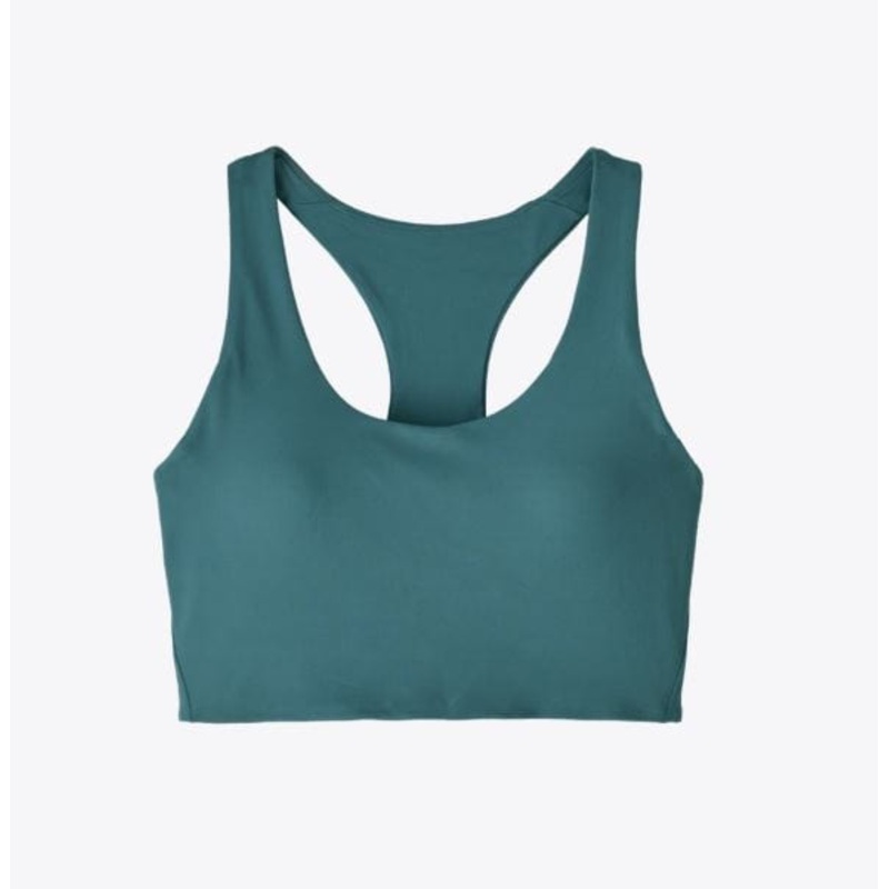 Patagonia Wommen Maipo Mid Impact Bra in Wetland Blue