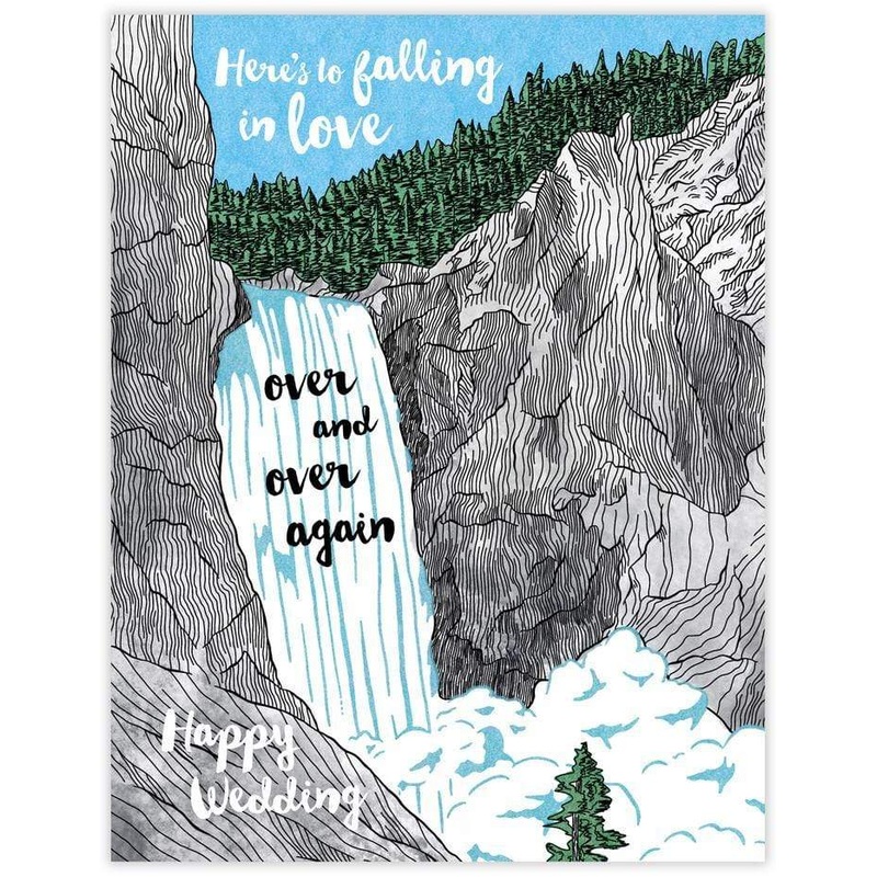 Waterknot “Falling In Love Wedding” Card