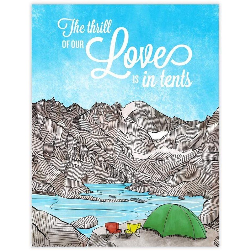 Waterknot “Our Love Is In Tents” Card