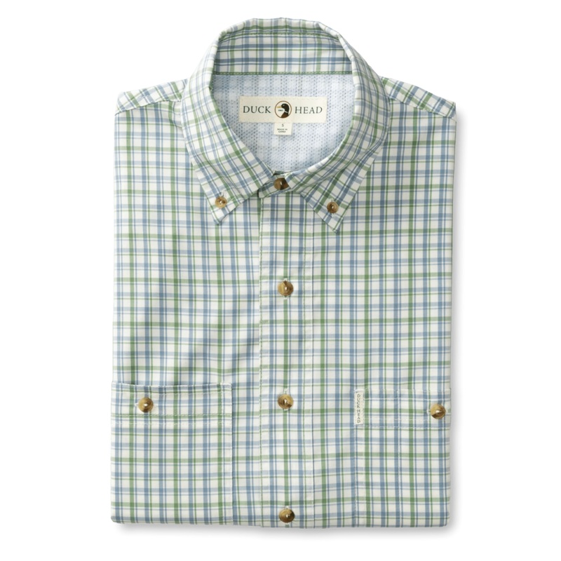 Duck Head Dickson Plaid Performance Guide Shirt – Men’s