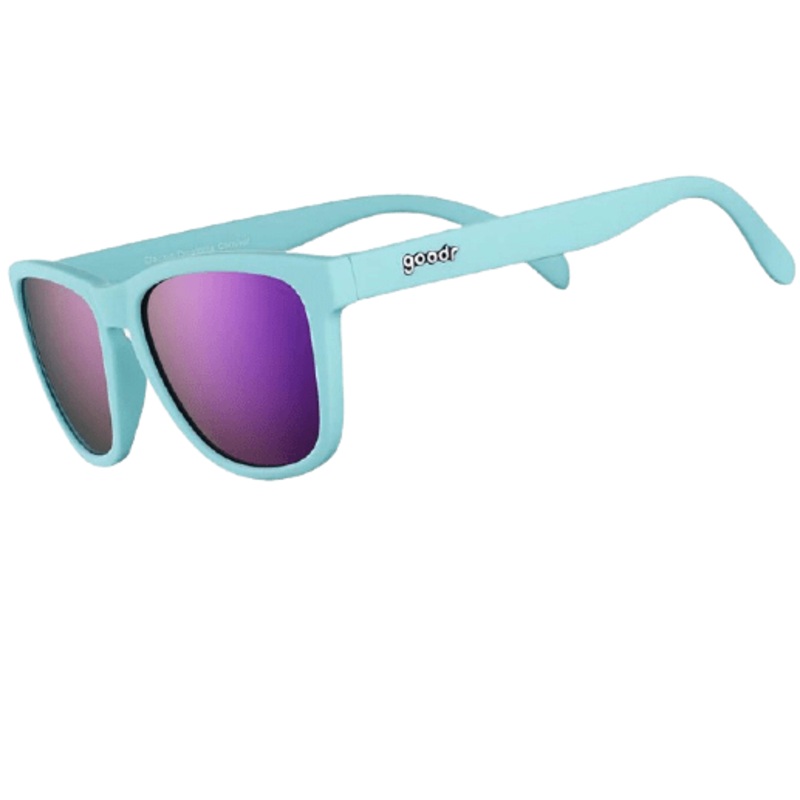 Goodr “Electric Dinotopia Carnival” Polarized Sunglasses