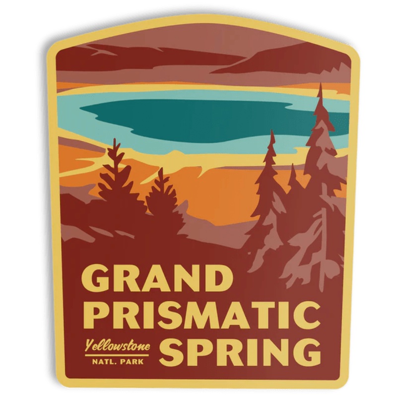 Grand Prismatic Spring Sticker