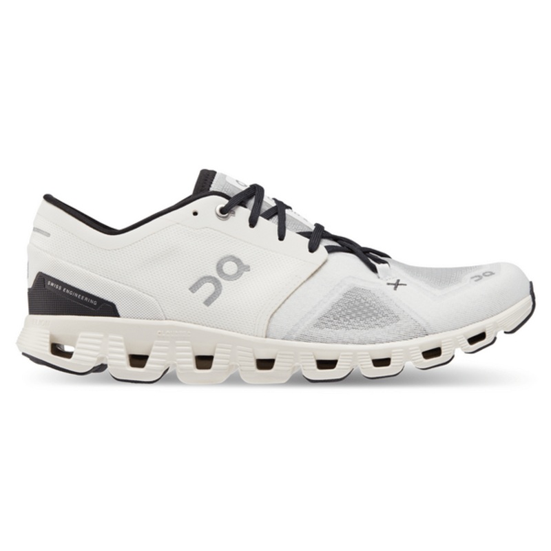 On Cloud X 3 in White | Black – Women’s
