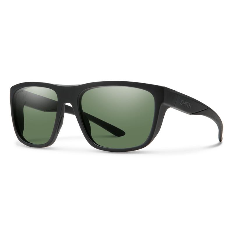 Smith Optics Barra Sunglasses in Matte Black w/ChromaPop Polarized Gray Green Lens