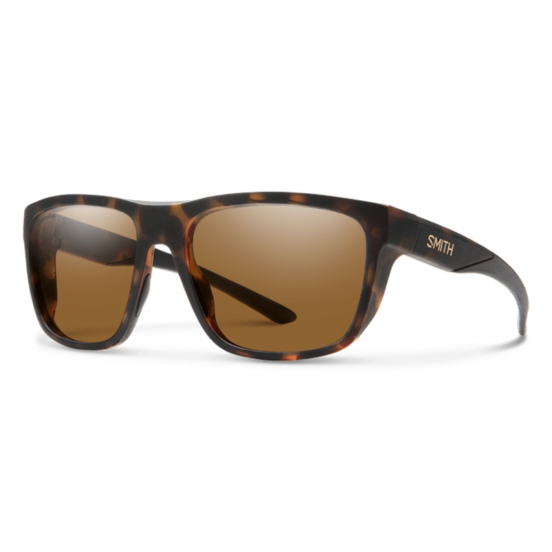 Smith Optics Barra Sunglasses in Matte Tortoise w/ChromaPop Polarized Brown Lens