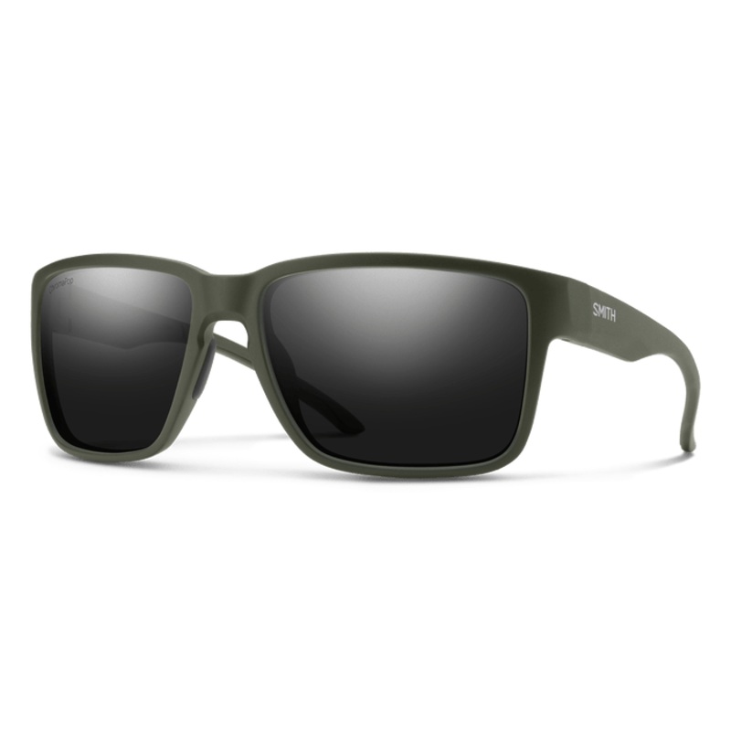 Smith Optics Emerge Sunglasses in Matte Moss with ChromaPop Polarized Black Lens