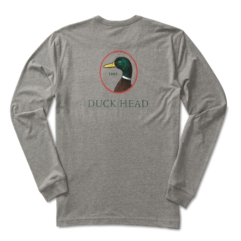Duck Head Logo Long Sleeve T-Shirt – Men’s