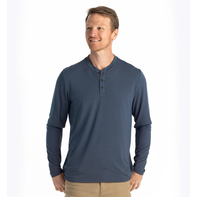 Free Fly Bamboo Flex Longsleeve Henley – Men’s