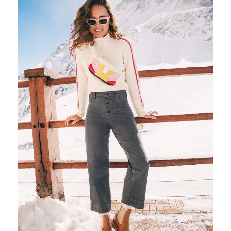 Marine Layer Corduroy Bridget Wide Leg Crop Pants – Women’s