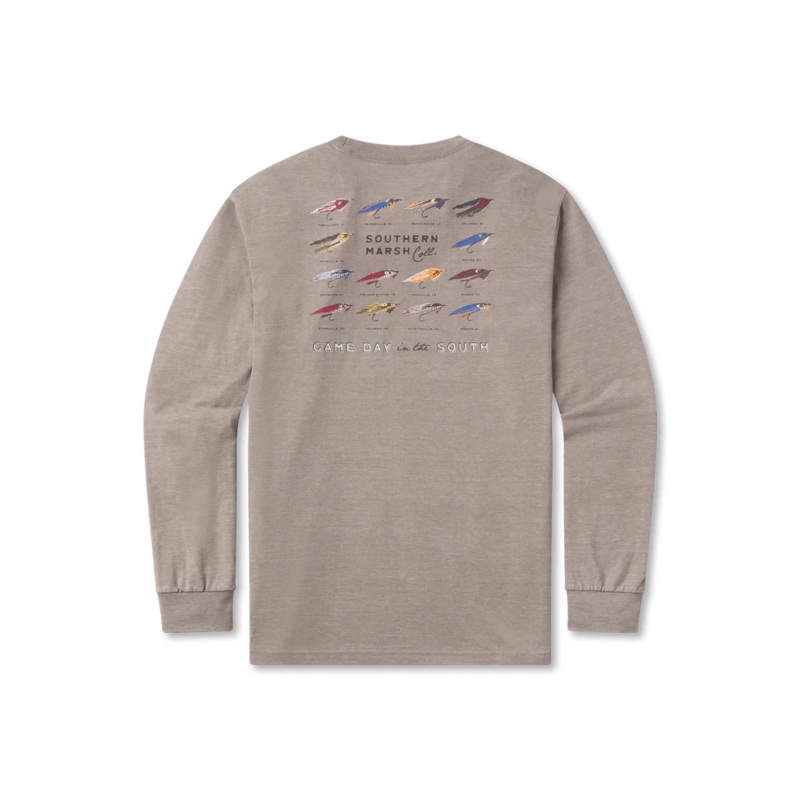 Southern Marsh Seawash Longsleeve Tee Game Day in the South – Men’s