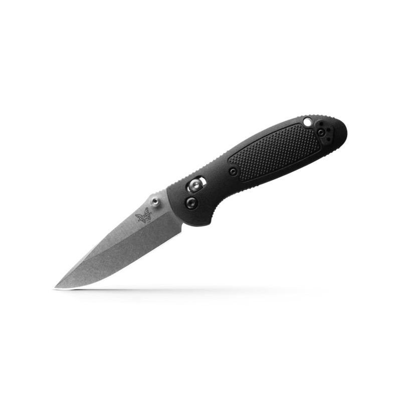 Benchmade Mini Griptilian | Black Grivory | Drop-Point