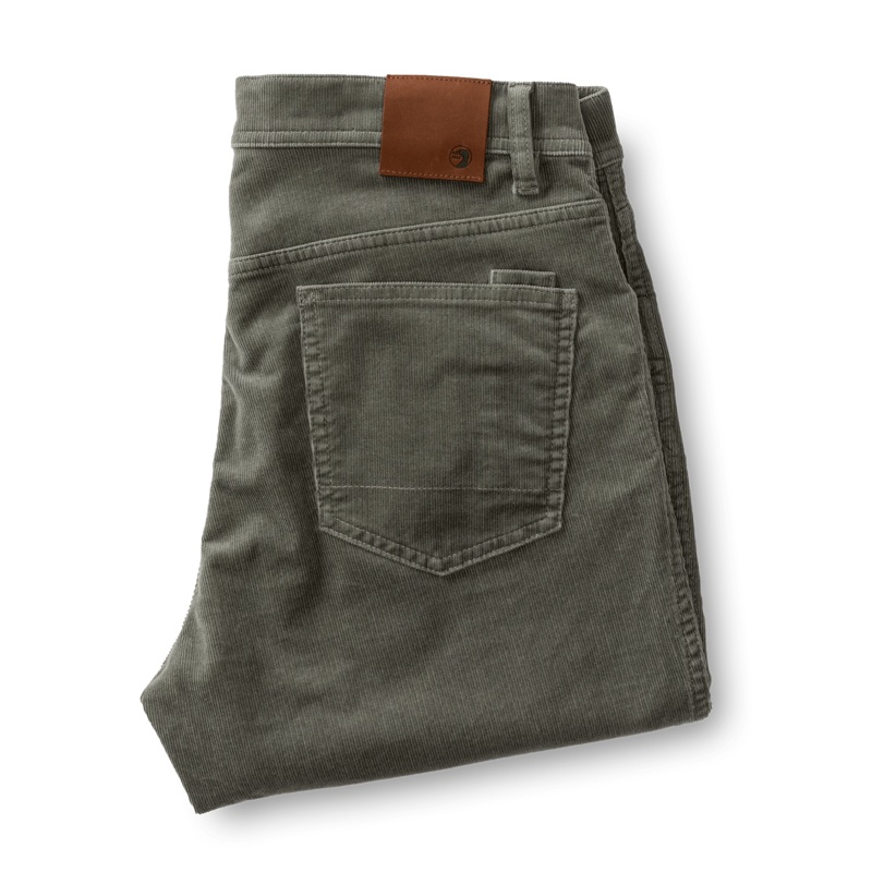 Duck Head Holston Corduroy 5-Pocket Pants in Castor Grey – Men’s