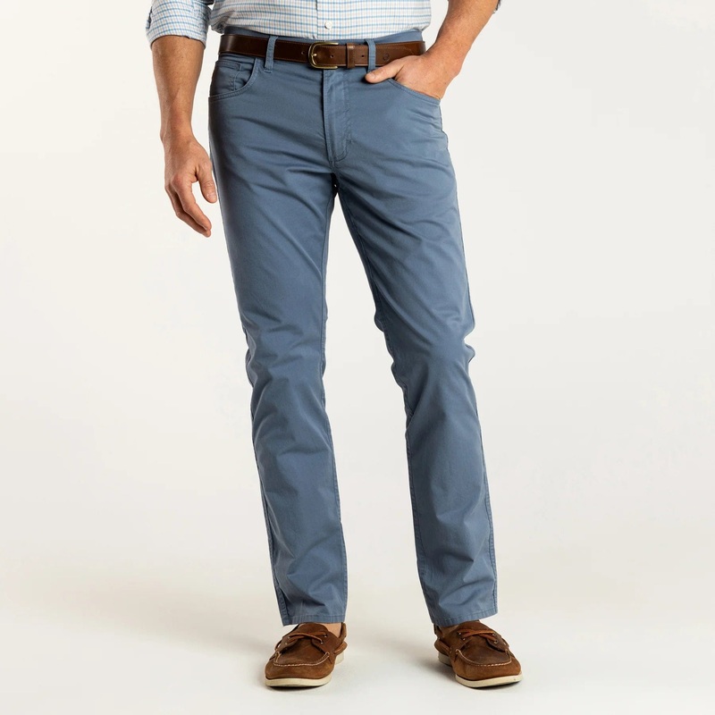 Duck Head Shoreline 5-Pocket Pants in Stone Blue – Men’s