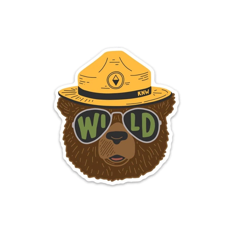 Keep Nature Wild Wildbear Sticker