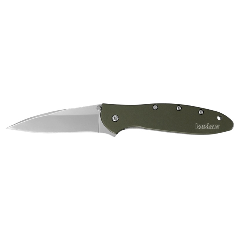 Kershaw Leek in Olive Drab