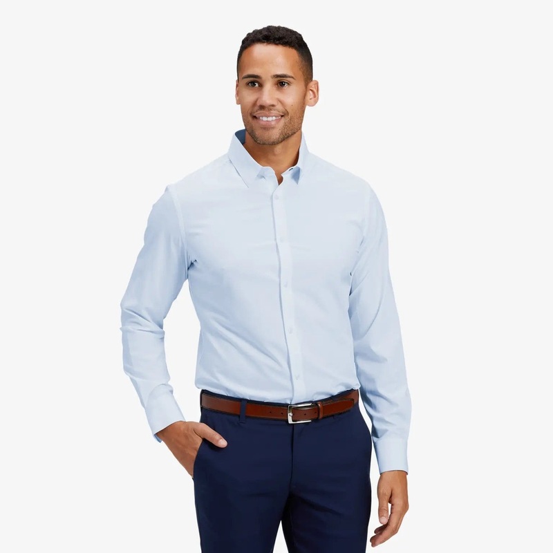 Mizzen + Main Leeward Longsleeve Shirt Trim Fit- Men’s
