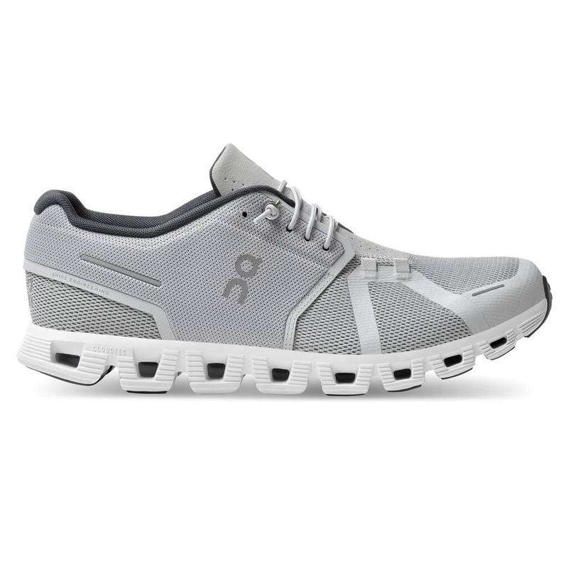 On Cloud 5 Shoes in Glacier | White – Men’s