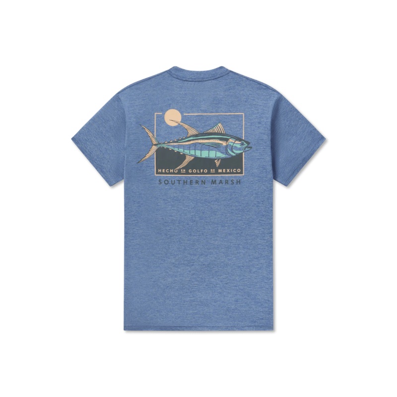 Southern Marsh FieldTec Heathered Tee Atun de Sol – Men’s