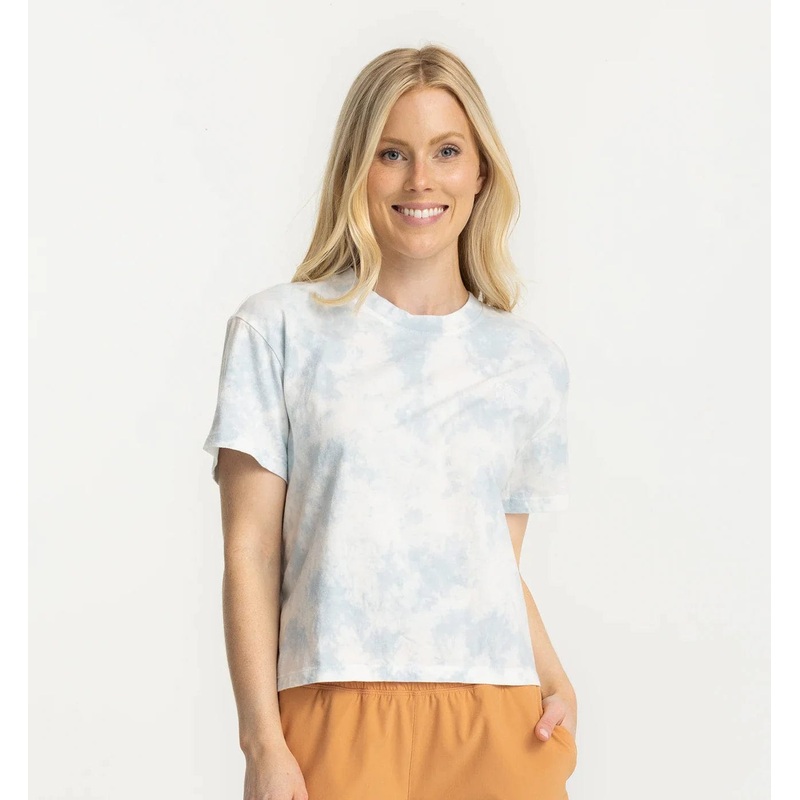 Free Fly Embroidered Logo Tee – Women’s