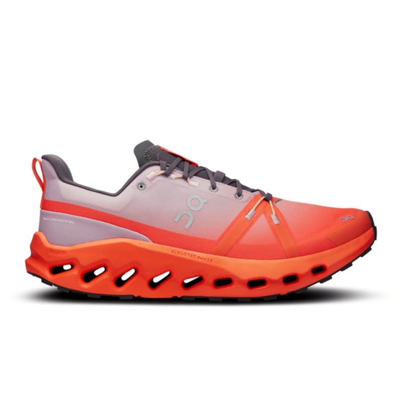 On Cloudsurfer Trail Waterproof in Mauve | Flame – Men’s