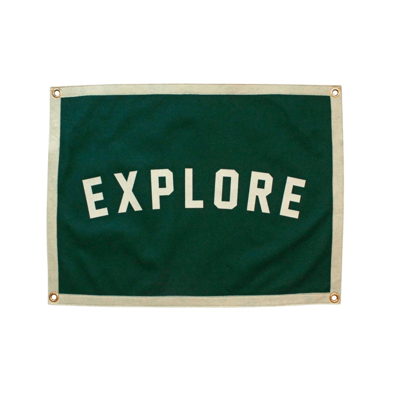 Oxford Pennant Explore Camp Flag