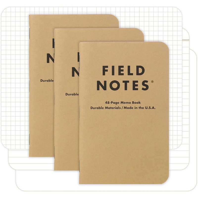 Field Notes Original Kraft Ruled 3-Pack