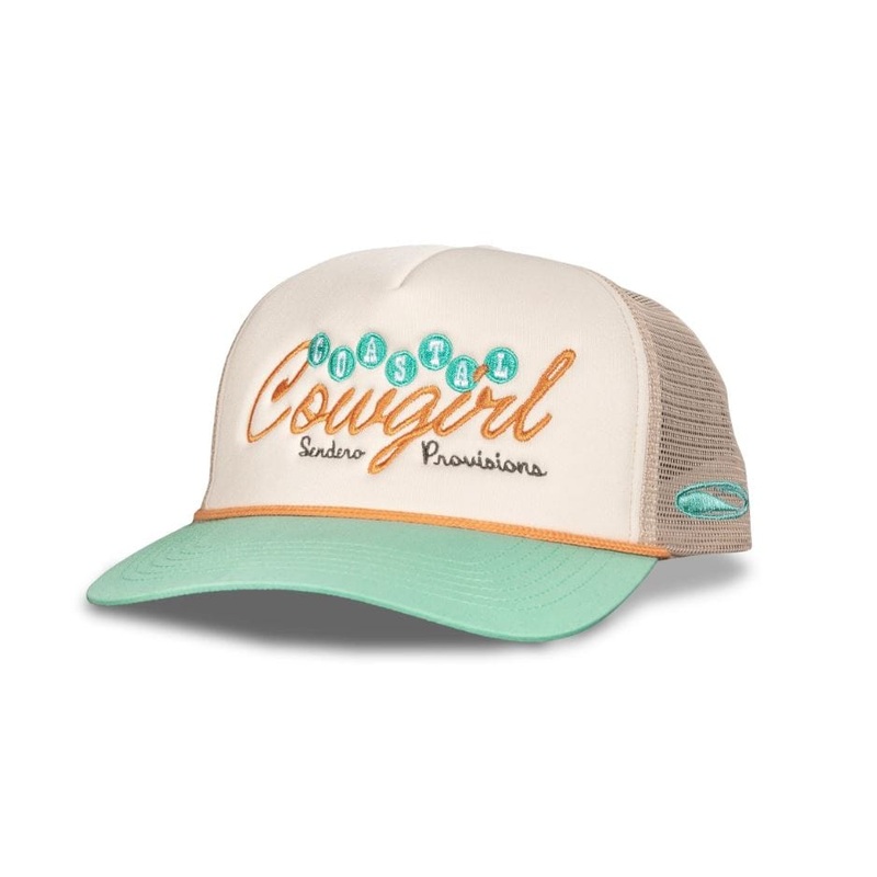 Sendero Coastal Cowgirl Hat in Cream Teal