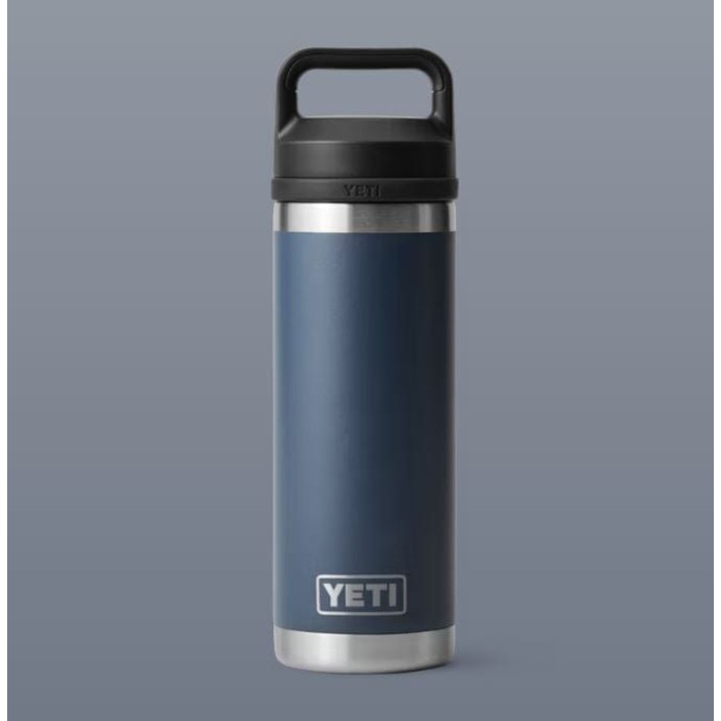 Yeti Rambler 18 Oz Bottle Chug in Navy