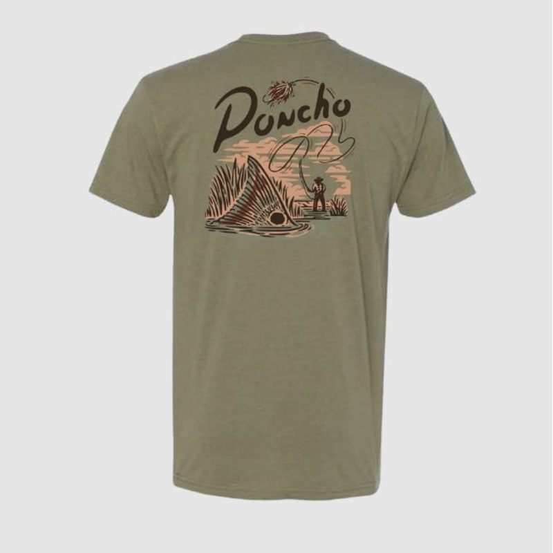 Poncho Tailing Red T-Shirt